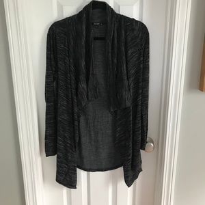 Stella & Dot Charcoal Wrap Cardigan